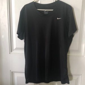Nike women’s XL black dri-fit tee
